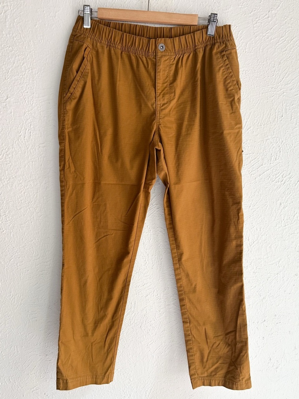 Prana Double Peak All-Around Pull On Pant Yellow Sz 12 hiking outdoors gorpcore - Picture 3 of 7